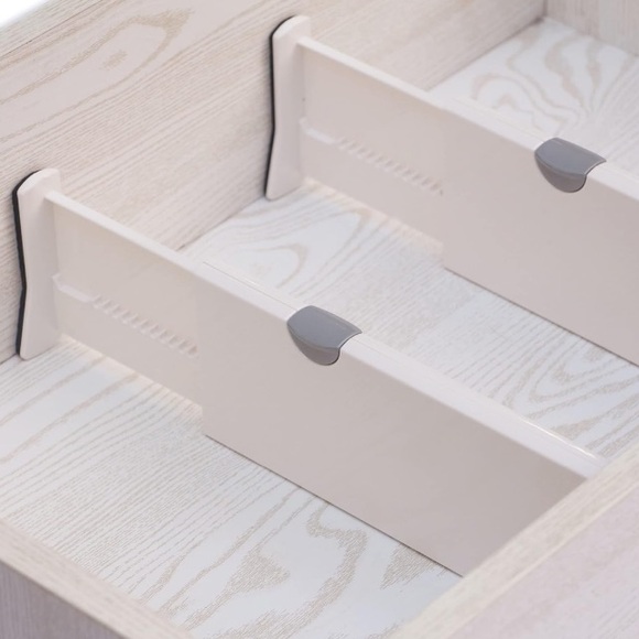 8 Adjustable Drawer Dividers Organizer Plastic Organizer Storage - Ship Alone - Picture 3 of 8